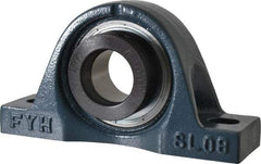 Value Collection - 7-1/8" OALBall Bearing Pillow Block - Cast Iron - Eagle Tool & Supply