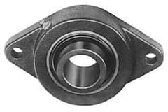 Value Collection - 6-1/8" OALBall Bearing Pillow Block - Cast Iron - Eagle Tool & Supply