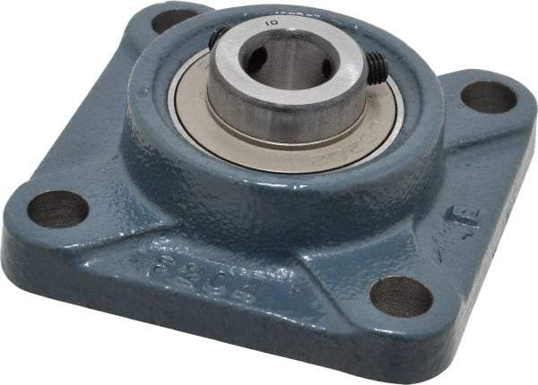 Value Collection - 3-3/8" OALBall Bearing Pillow Block - Cast Iron - Eagle Tool & Supply