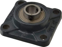 Value Collection - 3-3/8" OALBall Bearing Pillow Block - Cast Iron - Eagle Tool & Supply