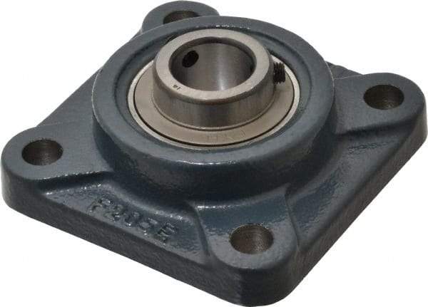 Value Collection - 3-3/4" OALBall Bearing Pillow Block - Cast Iron - Eagle Tool & Supply