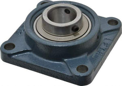 Value Collection - 4-5/8" OALBall Bearing Pillow Block - Cast Iron - Eagle Tool & Supply