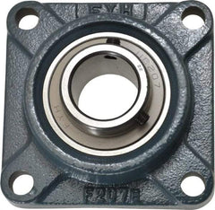 Value Collection - 4-5/8" OALBall Bearing Pillow Block - Cast Iron - Eagle Tool & Supply