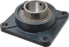 Value Collection - 6-7/8" OALBall Bearing Pillow Block - Cast Iron - Eagle Tool & Supply