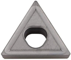 Seco - TPMM321 46 Grade 883 Carbide Turning Insert - Uncoated, 60° Triangle, 3/8" Inscr Circle, 1/8" Thick, 1/64" Corner Radius - Eagle Tool & Supply