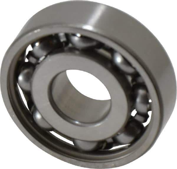 SKF - 10mm Bore Diam, 28mm OD, Open Deep Groove Radial Ball Bearing - 8mm Wide, 1 Row, Round Bore, 441 Lb Static Capacity, 1,040 Lb Dynamic Capacity - Eagle Tool & Supply