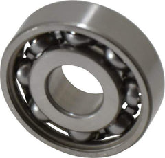 SKF - 10mm Bore Diam, 28mm OD, Open Deep Groove Radial Ball Bearing - 8mm Wide, 1 Row, Round Bore, 441 Lb Static Capacity, 1,040 Lb Dynamic Capacity - Eagle Tool & Supply
