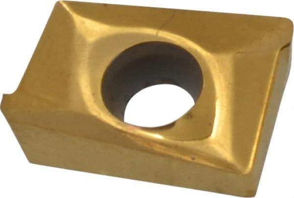 Kennametal - ANGT1623 LG Grade KC730 Carbide Milling Insert - TiN Finish, 0.1417" Thick, 0.5mm Corner Radius - Eagle Tool & Supply
