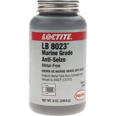 Loctite - 8 oz Brush Top Marine Grade Anti-Seize Lubricant - Calcium Sulfonate, 2,400°F - Eagle Tool & Supply