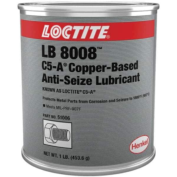 Loctite - 1 Lb Can Anti-Seize Lubricant - Copper, 1,800°F - Eagle Tool & Supply