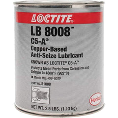 Loctite - 2.5 Lb Can Anti-Seize Lubricant - Copper, 1,800°F - Eagle Tool & Supply