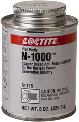 Loctite - 8 oz Brush Top Anti-Seize Lubricant - Copper, 1,800°F, Copper - Eagle Tool & Supply