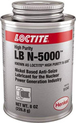 Loctite - 8 oz Brush Top High Purity Anti-Seize Lubricant - Nickel, 2,400°F - Eagle Tool & Supply