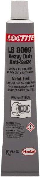 Loctite - 1 oz Tube Anti-Seize Lubricant - Metal Free, 2,400°F, Black - Eagle Tool & Supply