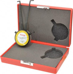 SPI - 1-1/8 to 2-1/8" Inside Dial Caliper Gage - 0.001" Graduation, 0.038mm Accuracy, 3-1/4" Leg Length, Ball Contact Points - Eagle Tool & Supply
