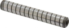 Holo-Krome - 3/8" Diam x 2-1/2" Pin Length 4000 Alloy Steel Pull Out Dowel Pin - Black Luster Finish, C 47-58 & C 60 (Surface) Hardness, 1 Beveled & 1 Threaded End - Eagle Tool & Supply