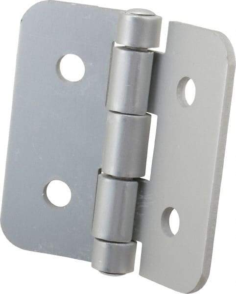 80/20 Inc. - 3" Long x 3" Wide x 1/8" Thick, Aluminum Door Hinge - Aluminum - Eagle Tool & Supply