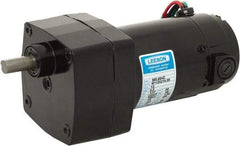 Leeson - 12 Volt, 30 RPM, 60:1 Gear Ratio, Parallel Gearmotor - 30 Frame, 100 Torque, 1/17 hp, TENV Enclosure - Eagle Tool & Supply