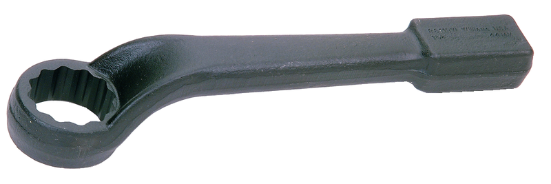 1-13/16" OAL-12 Point-9/16" OAL-12 Point-Black Oxide-Offset Striking Wrench - Eagle Tool & Supply