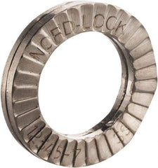 Nord-Lock - 5/16", Uncoated, Stainless Steel Wedge Lock Washer - Grade 316L, 0.336 to 0.344" ID - Eagle Tool & Supply