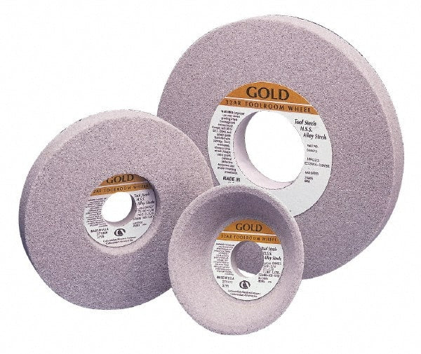 Grier Abrasives - 8" Diam x 1-1/4" Hole x 1" Thick, J Hardness, 46 Grit Surface Grinding Wheel - Eagle Tool & Supply