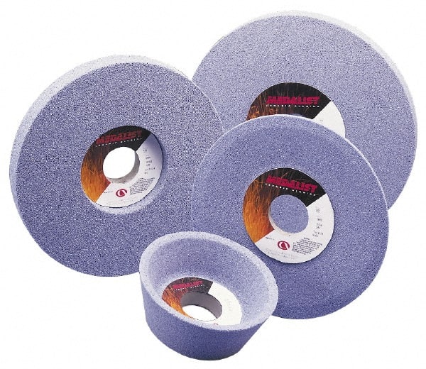 Grier Abrasives - 4 Inch Diameter x 1-1/4 Inch Hole x 1-1/2 Inch Thick, 60 Grit Tool and Cutter Grinding Wheel - Eagle Tool & Supply