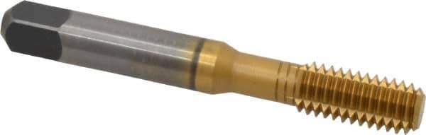 Kennametal - 3/8-16 UNC H5 Thread Limit Bottoming Thread Forming Tap - Vanadium High Speed Steel, TiN Finish, 2.94" OAL, 3/4" Thread Length, Right Hand Thread - Eagle Tool & Supply