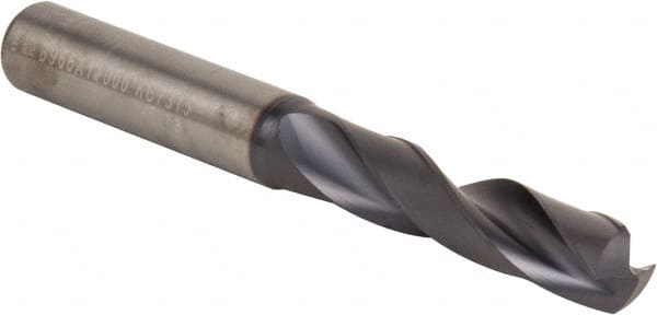 Kennametal - 11.00074mm 140° Spiral Flute Solid Carbide Screw Machine Drill Bit - Eagle Tool & Supply