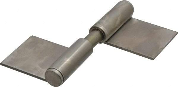 Sugatsune - 4" Long x 2-5/32" Wide x 15/32" Thick, Flag Hinge - Stainless Steel, Satin Finish - Eagle Tool & Supply