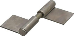 Sugatsune - 4" Long x 2-5/32" Wide x 15/32" Thick, Flag Hinge - Stainless Steel, Satin Finish - Eagle Tool & Supply