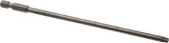Wiha - T25 Torx Bit - 1/4" Hex Drive, 6" OAL - Eagle Tool & Supply