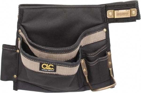 CLC - 46" Max Waste Tool Belt - 6 Pocket, 2" Wide, Tan/Black, Polyester - Eagle Tool & Supply