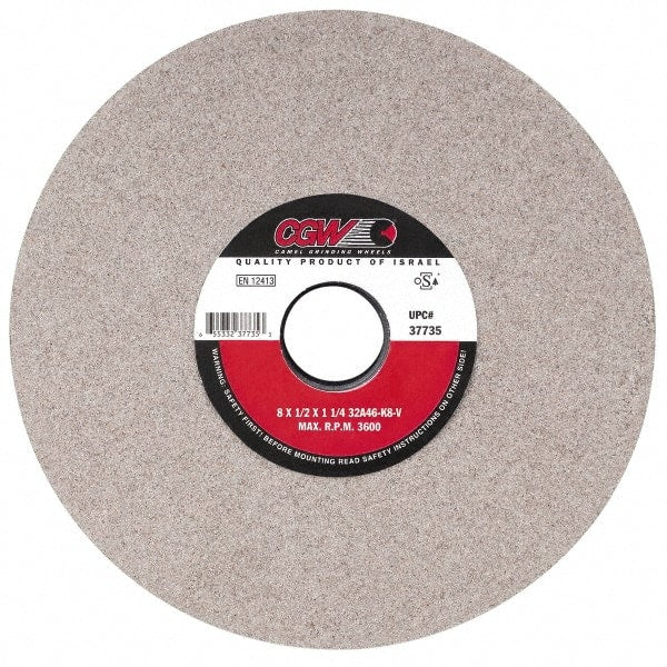 Camel Grinding Wheels - 14" Diam x 5" Hole x 2" Thick, K Hardness, 60 Grit Surface Grinding Wheel - Eagle Tool & Supply