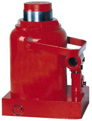 Value Collection - 30 Ton Capacity Hydraulic Hand Jack - 9-7/16" to 14-5/8" High, 5-1/8" Piston Stroke, 6-1/8" Long x 7-1/2" Wide Base - Eagle Tool & Supply