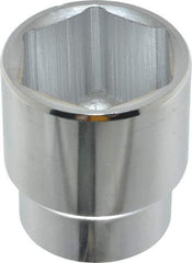 Proto - 1-7/16", 1/2" Drive, Standard Hand Socket - 6 Points, 2-1/8" OAL, Chrome Finish - Eagle Tool & Supply