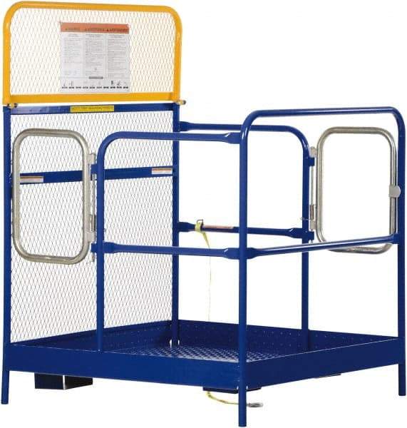 Vestil - 60" Platform - Forklift Work Platform, 1,000 Lb Capacity, 60" Platform Height, 48" Base Width x 48" Base Depth - Eagle Tool & Supply