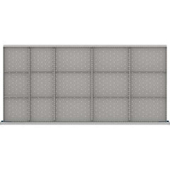 LISTA - 15-Compartment Drawer Divider Layout for 3.15" High Drawers - Eagle Tool & Supply