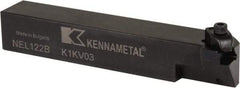 Kennametal - Internal/External Thread, Left Hand Cut, 3/4" Shank Width x 3/4" Shank Height Indexable Threading Toolholder - 4-1/2" OAL, N.2R Insert Compatibility, NE Toolholder, Series Top Notch - Eagle Tool & Supply