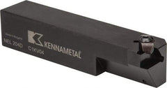 Kennametal - Internal/External Thread, Left Hand Cut, 1-1/4" Shank Width x 1-1/4" Shank Height Indexable Threading Toolholder - 6" OAL, N.4R Insert Compatibility, NE Toolholder, Series Top Notch - Eagle Tool & Supply