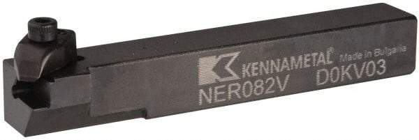 Kennametal - Internal/External Thread, Right Hand Cut, 1/2" Shank Width x 1/2" Shank Height Indexable Threading Toolholder - 3-1/2" OAL, N.2L Insert Compatibility, NE Toolholder, Series Top Notch - Eagle Tool & Supply