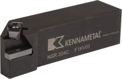 Kennametal - Internal/External Thread, Right Hand Cut, 1-1/4" Shank Width x 1-1/4" Shank Height Indexable Threading Toolholder - 5" OAL, N.4R Insert Compatibility, NS Toolholder, Series Top Notch - Eagle Tool & Supply