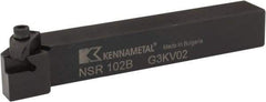 Kennametal - External Thread, Right Hand Cut, 5/8" Shank Width x 5/8" Shank Height Indexable Threading Toolholder - 4-1/2" OAL, N.2R Insert Compatibility, NS Toolholder, Series Top Notch - Eagle Tool & Supply