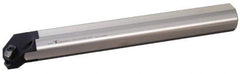 Kennametal - 65mm Min Bore Diam, 16" OAL, 2" Shank Diam, A-CRGN-MN Indexable Boring Bar - RN.. Insert, Clamp Holding Method - Eagle Tool & Supply