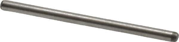 Made in USA - 1/16" Diam x 1" Pin Length 416 Stainless Steel Precision Dowel Pin - Passivated Finish, C 36-42 Hardness, 2 Beveled End - Eagle Tool & Supply