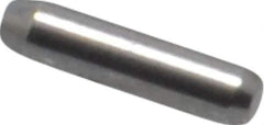 Made in USA - 1/16" Diam x 1/4" Pin Length 416 Stainless Steel Precision Dowel Pin - Passivated Finish, C 36-42 Hardness, 2 Beveled End - Eagle Tool & Supply