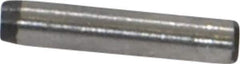 Made in USA - 1/16" Diam x 5/16" Pin Length 416 Stainless Steel Precision Dowel Pin - Passivated Finish, C 36-42 Hardness, 2 Beveled End - Eagle Tool & Supply