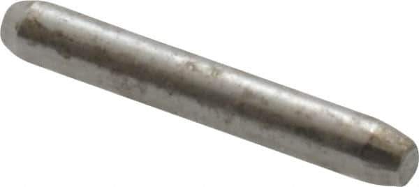 Made in USA - 1/16" Diam x 7/16" Pin Length 416 Stainless Steel Precision Dowel Pin - Passivated Finish, C 36-42 Hardness, 2 Beveled End - Eagle Tool & Supply