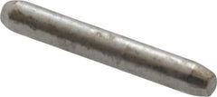 Made in USA - 1/16" Diam x 7/16" Pin Length 416 Stainless Steel Precision Dowel Pin - Passivated Finish, C 36-42 Hardness, 2 Beveled End - Eagle Tool & Supply