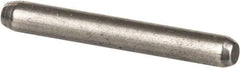 Made in USA - 1/16" Diam x 1/2" Pin Length 416 Stainless Steel Precision Dowel Pin - Passivated Finish, C 36-42 Hardness, 2 Beveled End - Eagle Tool & Supply