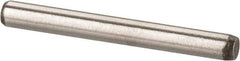 Made in USA - 1/16" Diam x 9/16" Pin Length 416 Stainless Steel Precision Dowel Pin - Passivated Finish, C 36-42 Hardness, 2 Beveled End - Eagle Tool & Supply